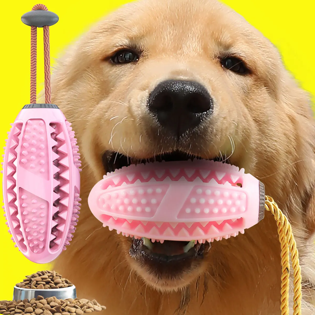 インタラクティブバイトロープドッグロープボールサイズlリークフードインタラクティブドッグボールチューボール犬のおもちゃ Buy きしむペットのおもちゃカスタムペットのおもちゃをかむ犬 歯ブラシ名前犬のおもちゃ食品流通インタラクティブボール スマートペットの