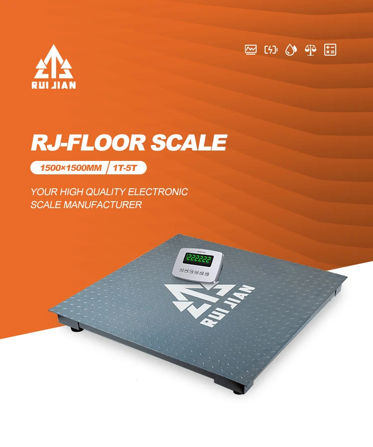 Customized Good Quality 1000kg Floor Scale Durable Floor Scale Industrial Floor Scale