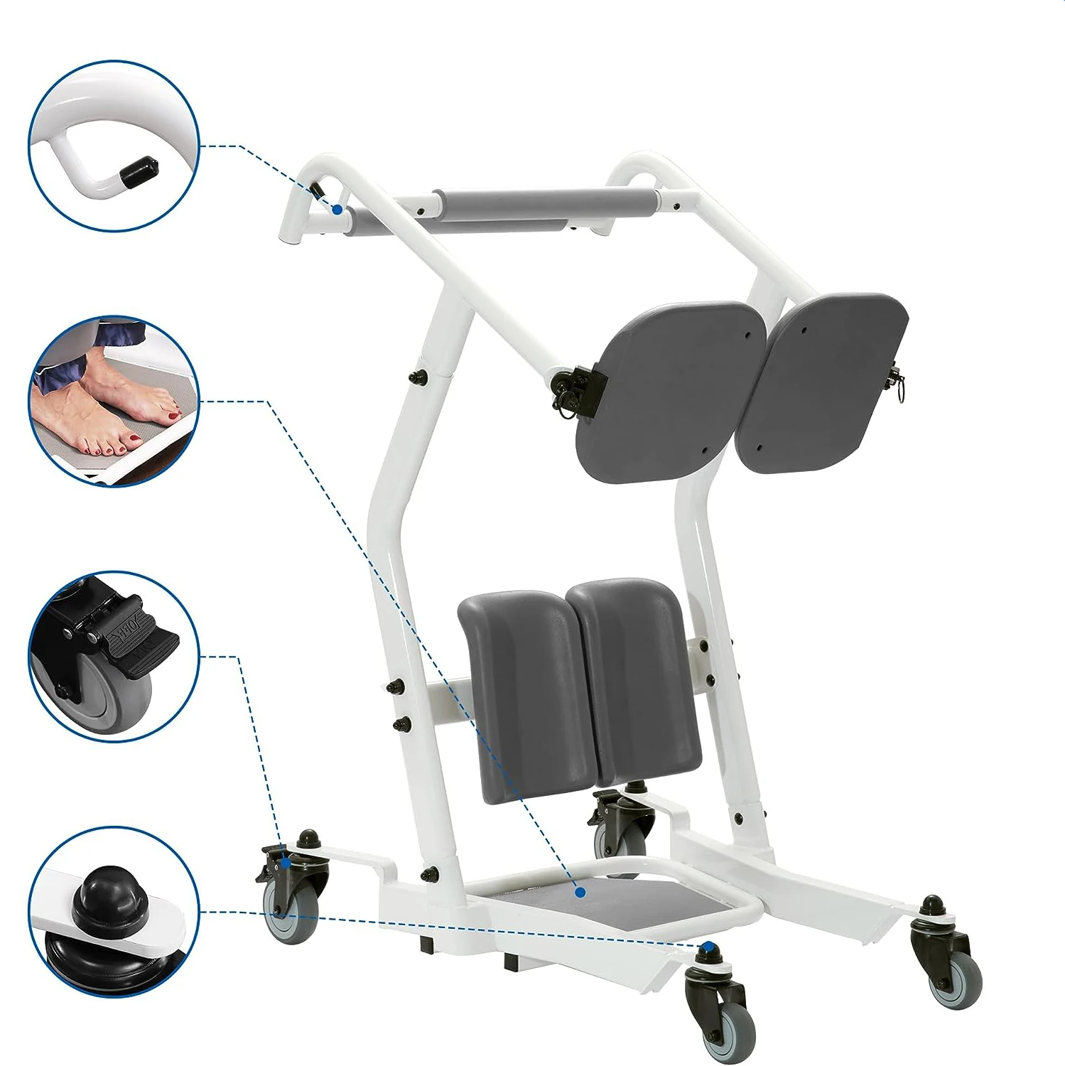 Mason Stand Assist Patient Transport Unit,Safely Sit,Stand,Transfer & Transport,Fall Prevention
