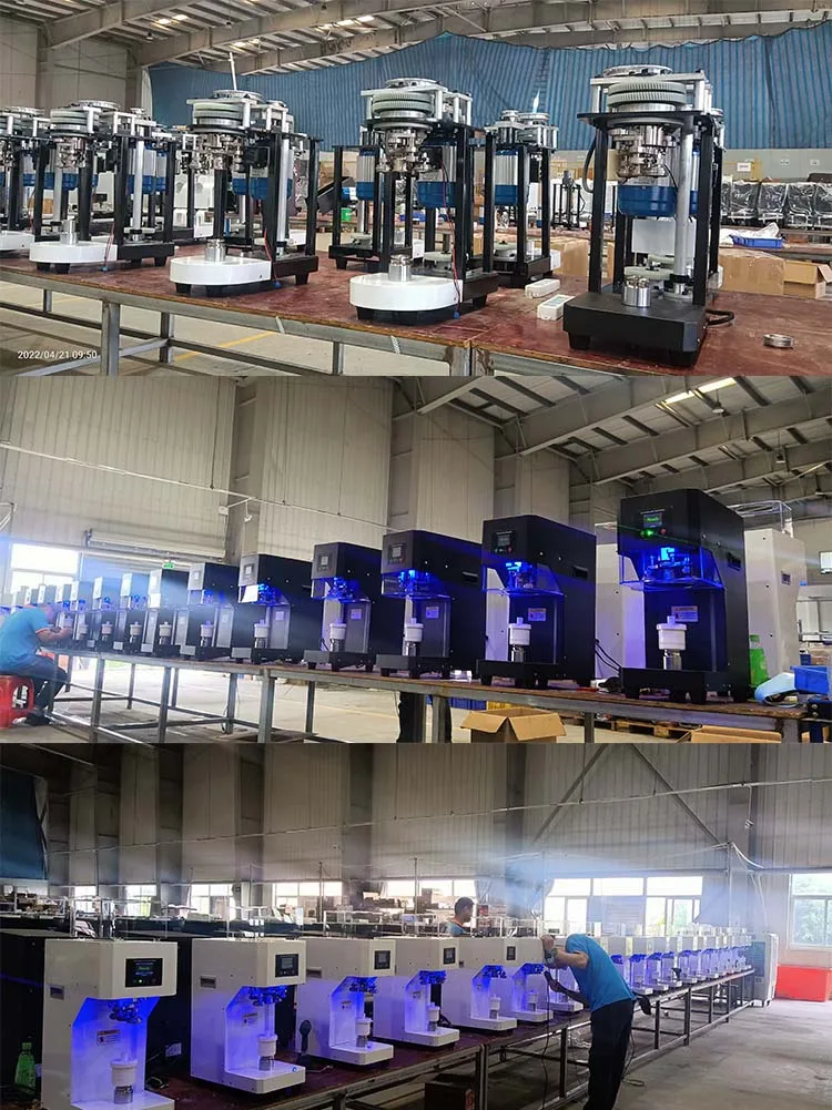 Smart Automatic Cup Sealer Machine 55 Mm Lcd Panel Electric Can Seamer