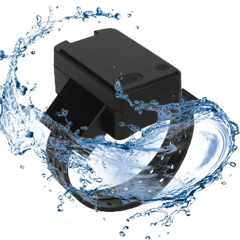 Waterproof GPS Wifi Ankle Tracker with SOS Button Sim Card 4G Remote Control for Prisoners Parolees Portable Wrist Monitor