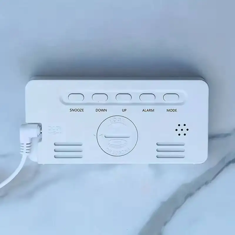 Digital Led Alarm Clock Smart Alarm Clock with Color Screen and Backlight Adjustable Brightness Temperature Date Snooze Clock