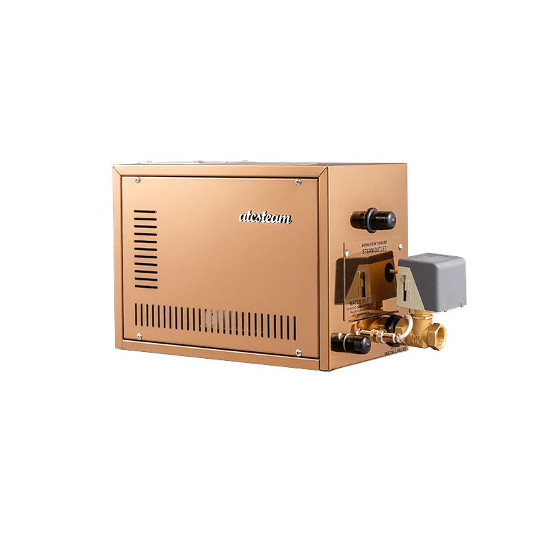 ATCSTEAM Smart AT-30S 3KW Modern Stainless Steel Touch Screen Sauna Steam Generator