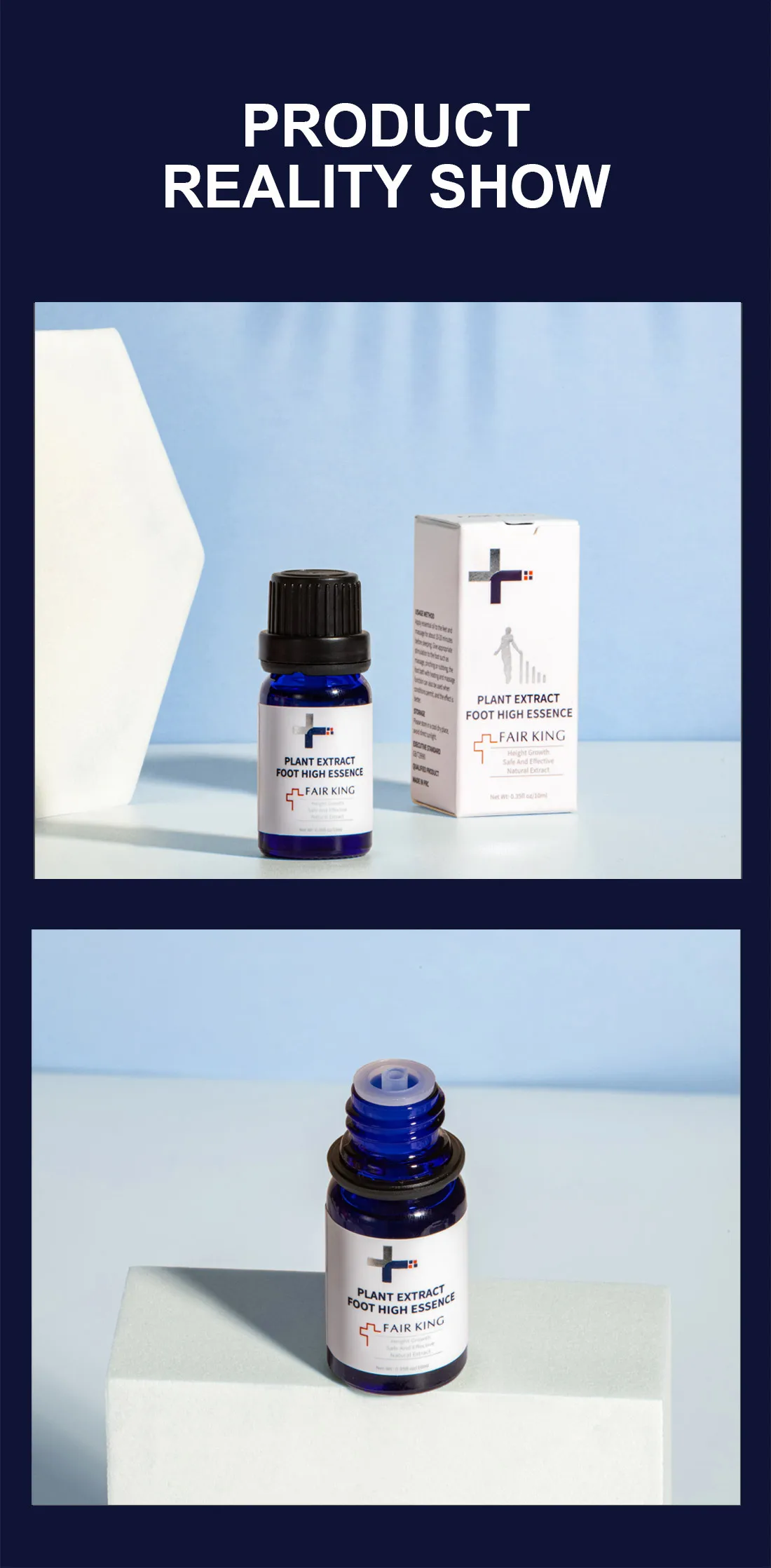 Fair King Plant Extract Foot High Oil Height Increasing Oil For Men