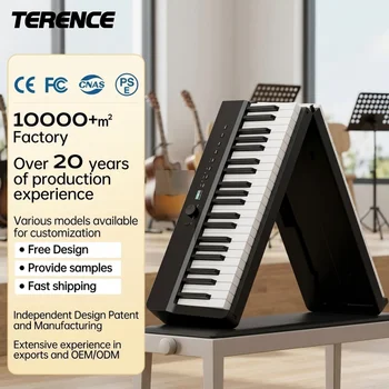 Terence V70 88鍵ポータブル折りたたみ式デジタルピアノ
