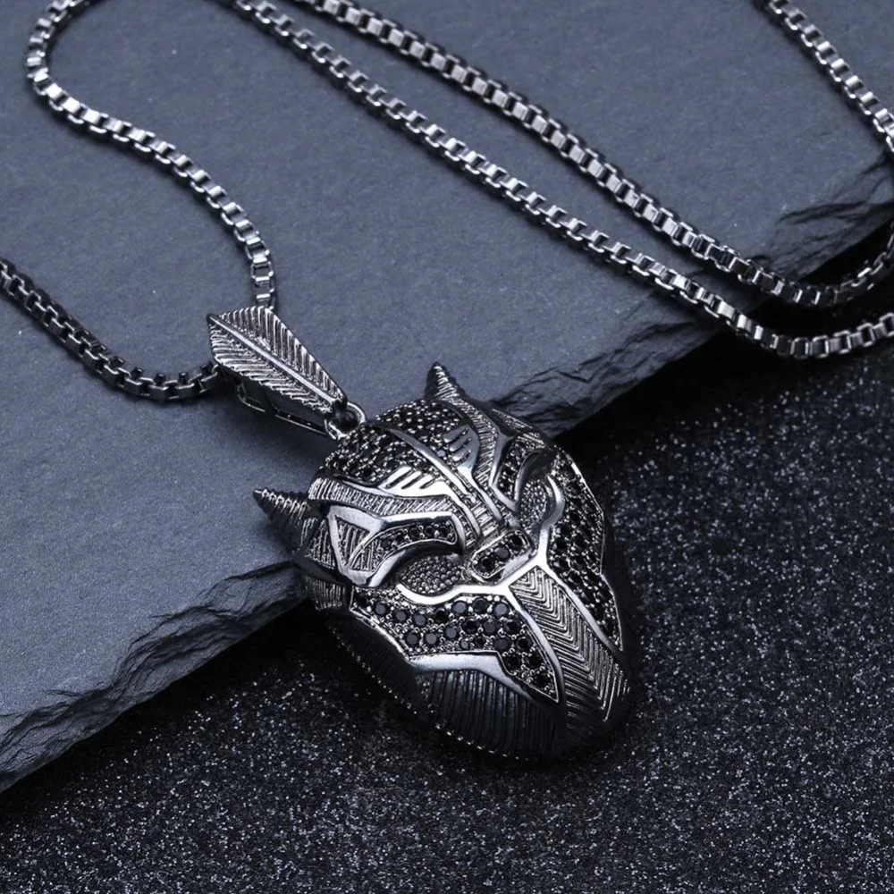 black panther necklace pendant