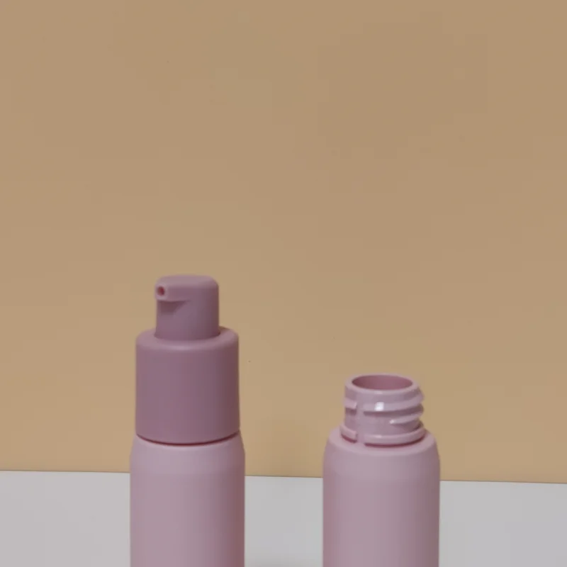 Luxury 20ml 30ml PET Lotion Pump Bottles Cosmetic Facial Cleanser Pump Bottle