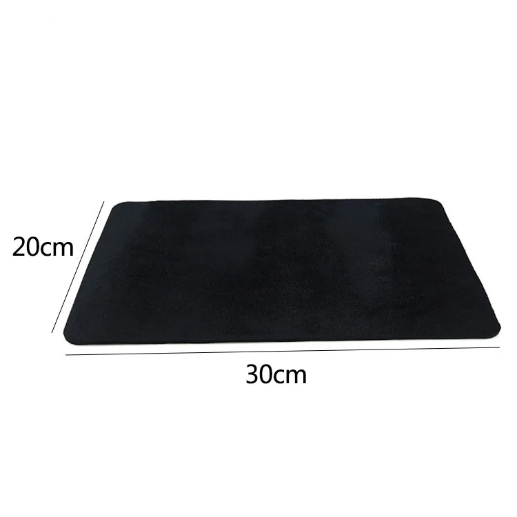 Factory Directly Sell Small Size 30 X 20 cm Black Magic Pad Table Mat Magic Trick Props Playing Card Mat Coin Trick Pad
