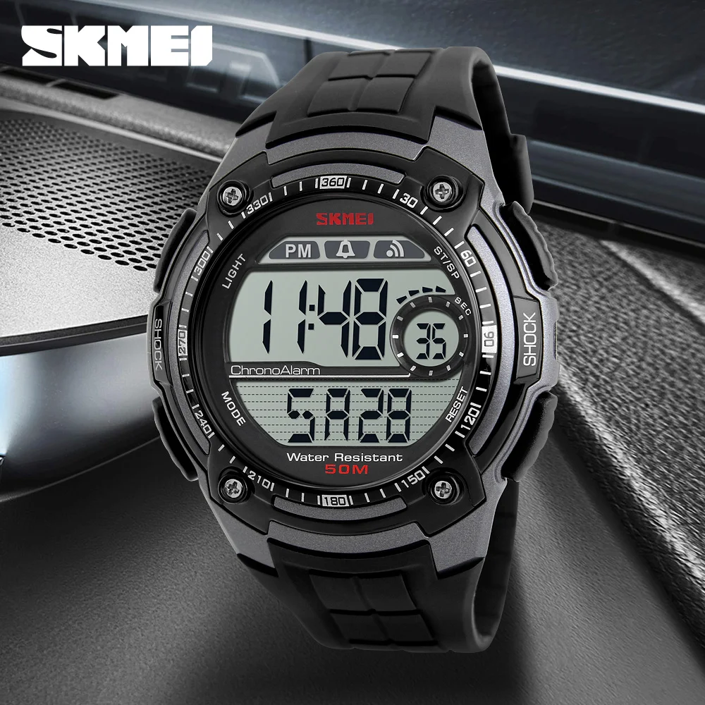 SKMEI original manufacturer 1203 man digital watch customize logo sport waterproof wrist watch