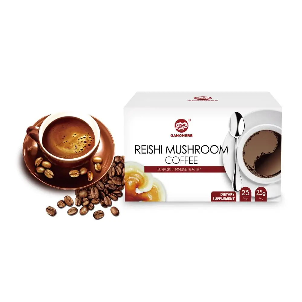 PRIVATE LABEL Reishi Mushroom Flavored Instant Coffee 2 in 1