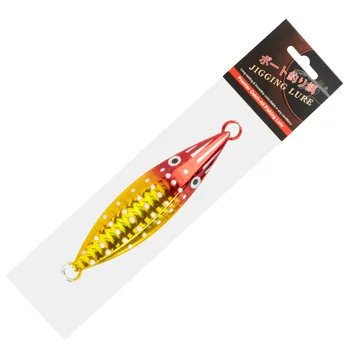 Fishing Metal Jig Slow Jig Lure 60g 80g 100g 150g Pitch UV Glow Alloy Switch Jig Lead Bait Saltwater Fishing Lures – Metal Jig – view 3