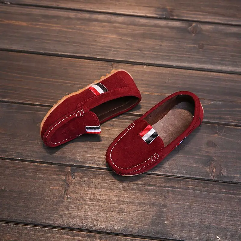 Детские кроссовки; Лоферы; Сезон весна-осень; Кожаная обувь с мягкой подошвой