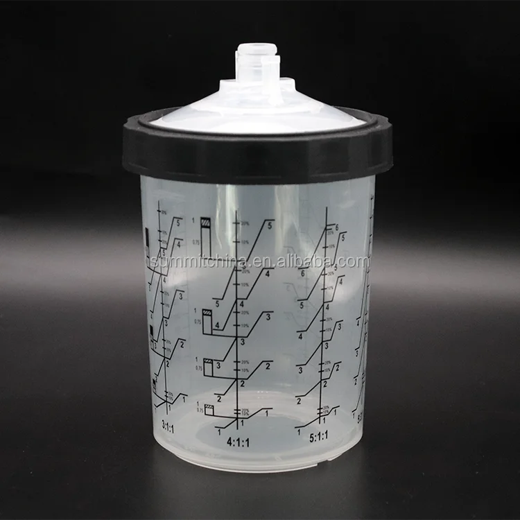 600 мл 125mic Автомобильный Спрей для смешивания красок oceanpower чашка с воротником машина по изготовлению крышек и внешняя чашка