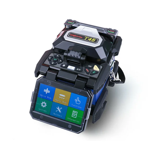 T45 Fusion Splicer Core alignment Fiber Splicing Machine Fiber Optic Welding Machine