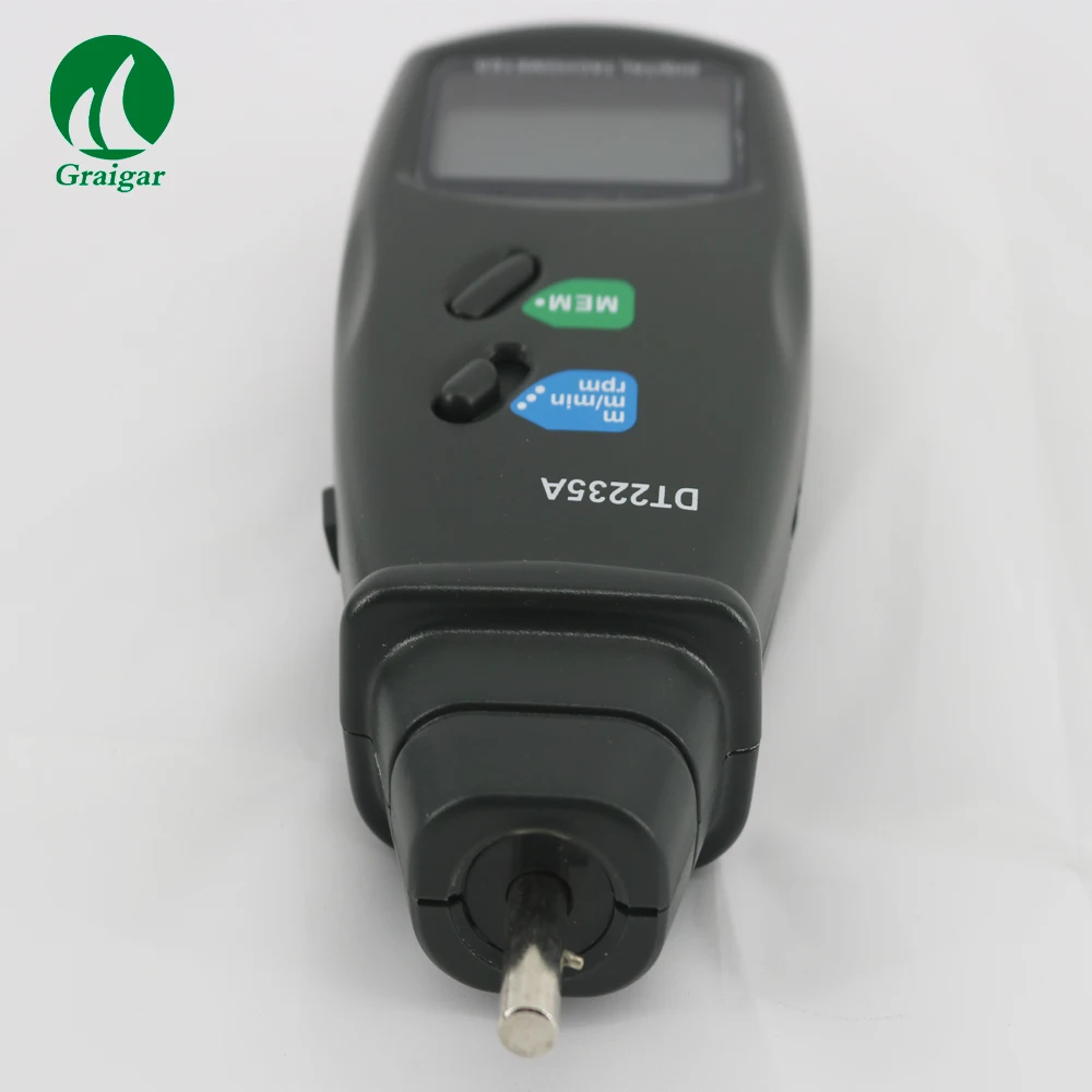 DT2235A光电转速表激光接触转速表0.5至19,999rpm