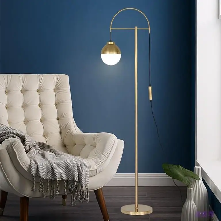 Modern Nordic Corner Floor Lamp Dimmable Arc LED Metal Color for Home Decor Living Room & Bedroom Smart Home Lighting