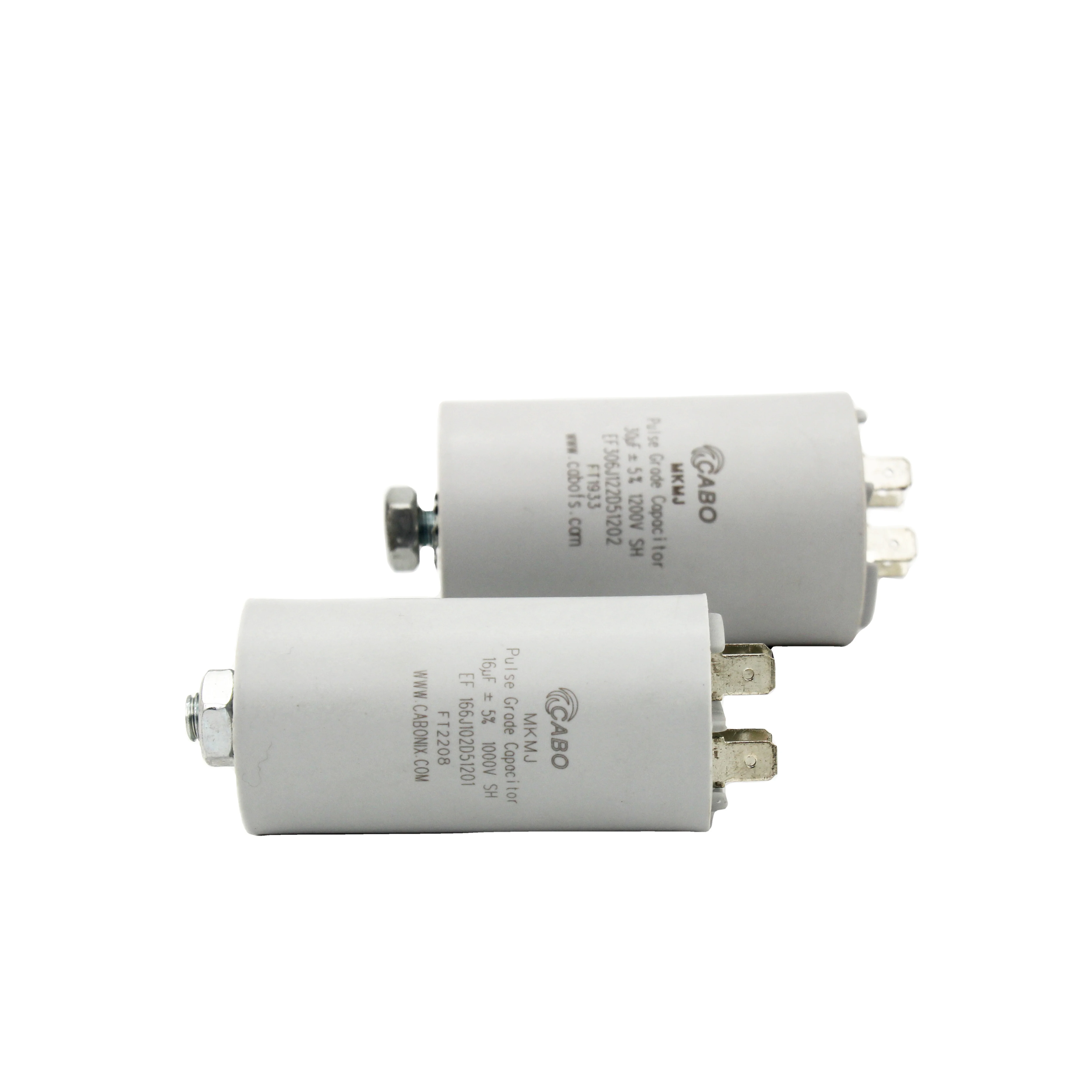 CABO PPC High Voltage Pulse Grade Storage Capacitor 30-500uF Fast Charge High Surge Current for Electric Fence Application