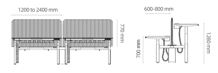 height adjustable computer desk factory