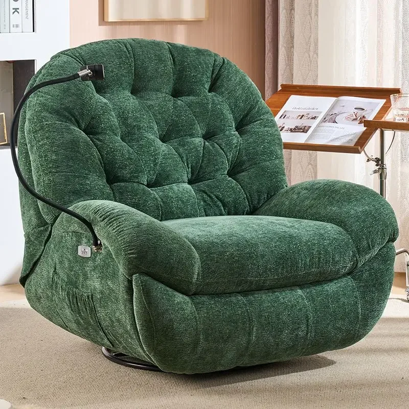 Modern Lazy Rocker Recliner Chair Home Furniture Multifunction Living Room Adjustment Electric Single Chair