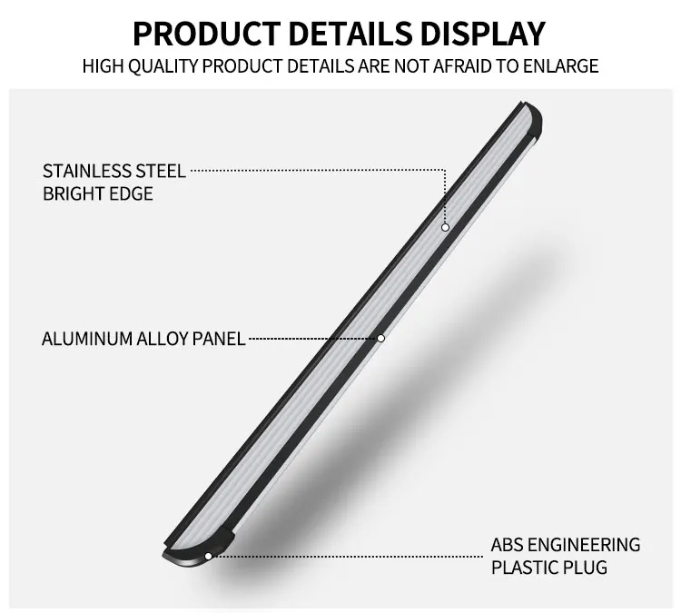 High Quality Strong Weight Capacity SUV Car Accessories Straight Side Step Aluminum Running Board for SUBARU FORESTER supplier