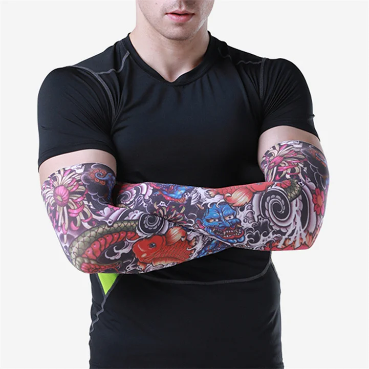 Unisex Quick Dry Uv Protection Outdoor Running Arm Sleeve Skin Protective  Tattoo Sleeves - Buy Tattoo Printed Sleeves Cycling Arm Sleeves Sun Uv  Protective Arm Warmers For Outdoor - Buy Tattoo Sleeve,Half