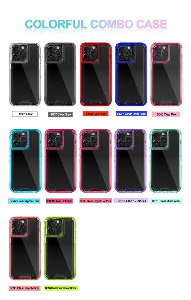 JIAFEI Funda Compatible con Motorola Edge 50 Pro, TPU+PC de Doble Capa