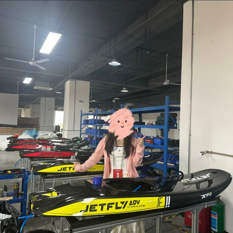 JetFly ADV Custom Logo Stand-Up Carbon Fiber Gas Petrol Motor Surfboard with Electric Starting System for Surfing
