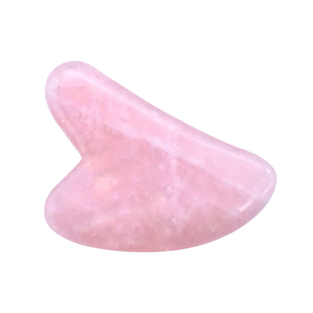 Pierre De Jade Quartz Rose Naturel, 2 Pièces, Plaque De Planche, Outil De Massag - Foto 3