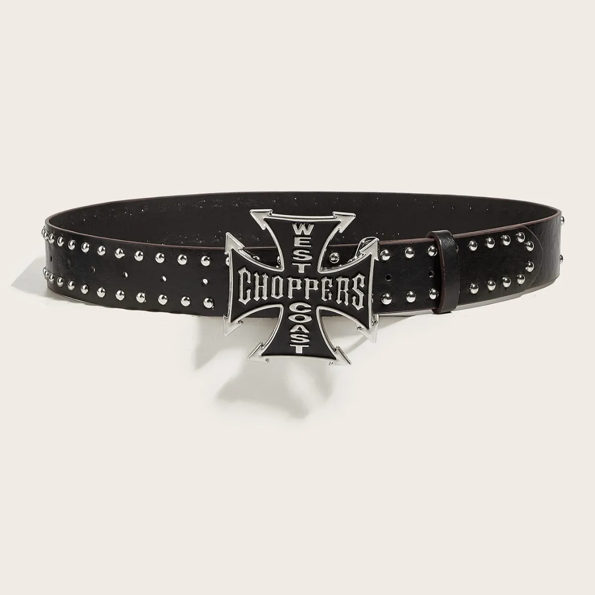 West Coast Choppers Letter Cross Shape Buckle Belt