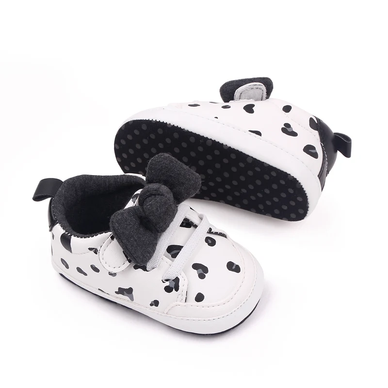 Hook&loop Soft PU Leather Baby Toddler Girl Shoes 2023 details