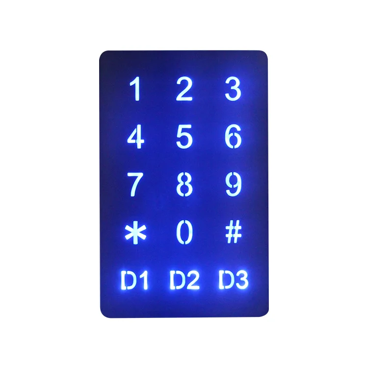 Optical touch keypad/Capacitive Touch Keypad/3x5 matrix backlight keypad