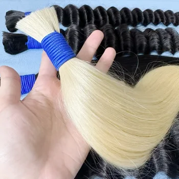 Meches humain en gros indian products raw brazilian human pony wavy 16 inches with drawstring la mche darling raw indian hair