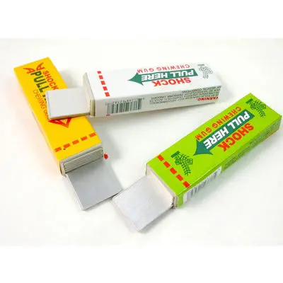 Electric Shock Joke Chewing Gum Toy Gift Gadget Prank Trick Gag Fake HGUK 