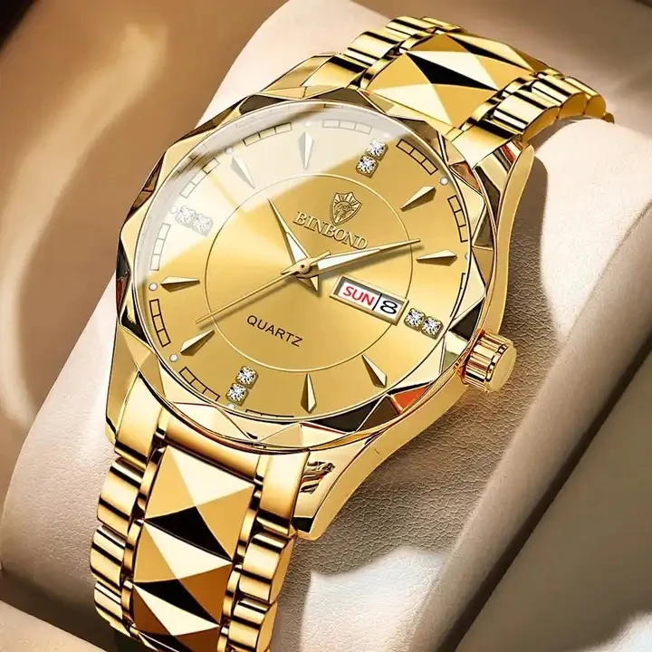 Montre Bracelet Homme Multifonctions Style Luxe – Fuseaux Horaires, Altimètre, Boîtier Argenté, Cadran Coloré