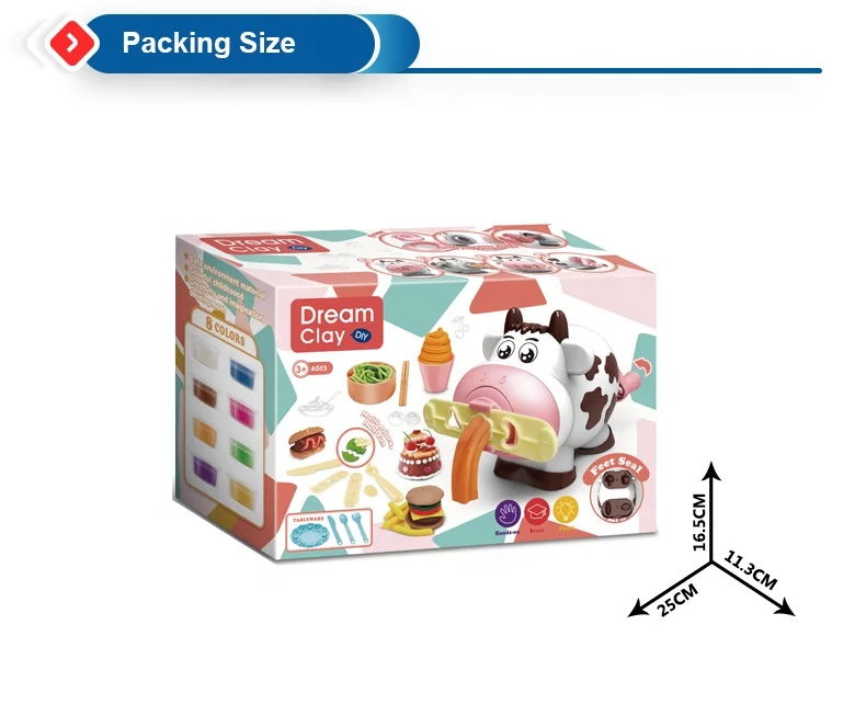 Set 2 En 1 De Plastilina Con Máquina De Helados Y Pasta – 57 Piezas Con Moldes Y Monedas – Regalo Para Niños De 3 Años En Adelante