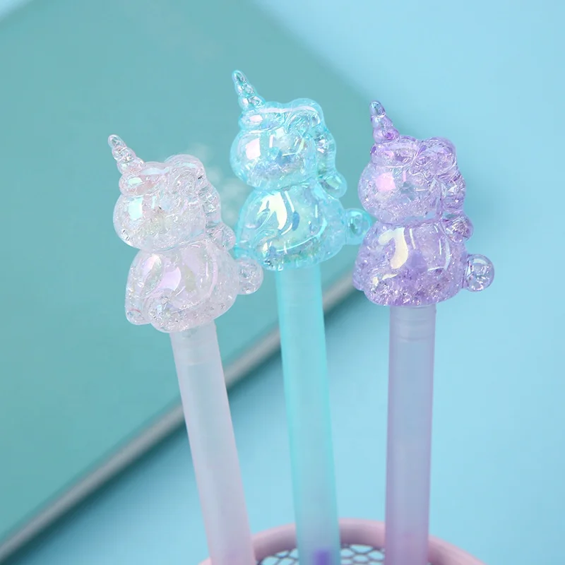 Niedliche Einhorn-Kawaii-Gelstifte für Kinder, Mädchen, Geschenkidee für die Schule, Schreibwaren, koreanische Schreibwaren_voghion.com