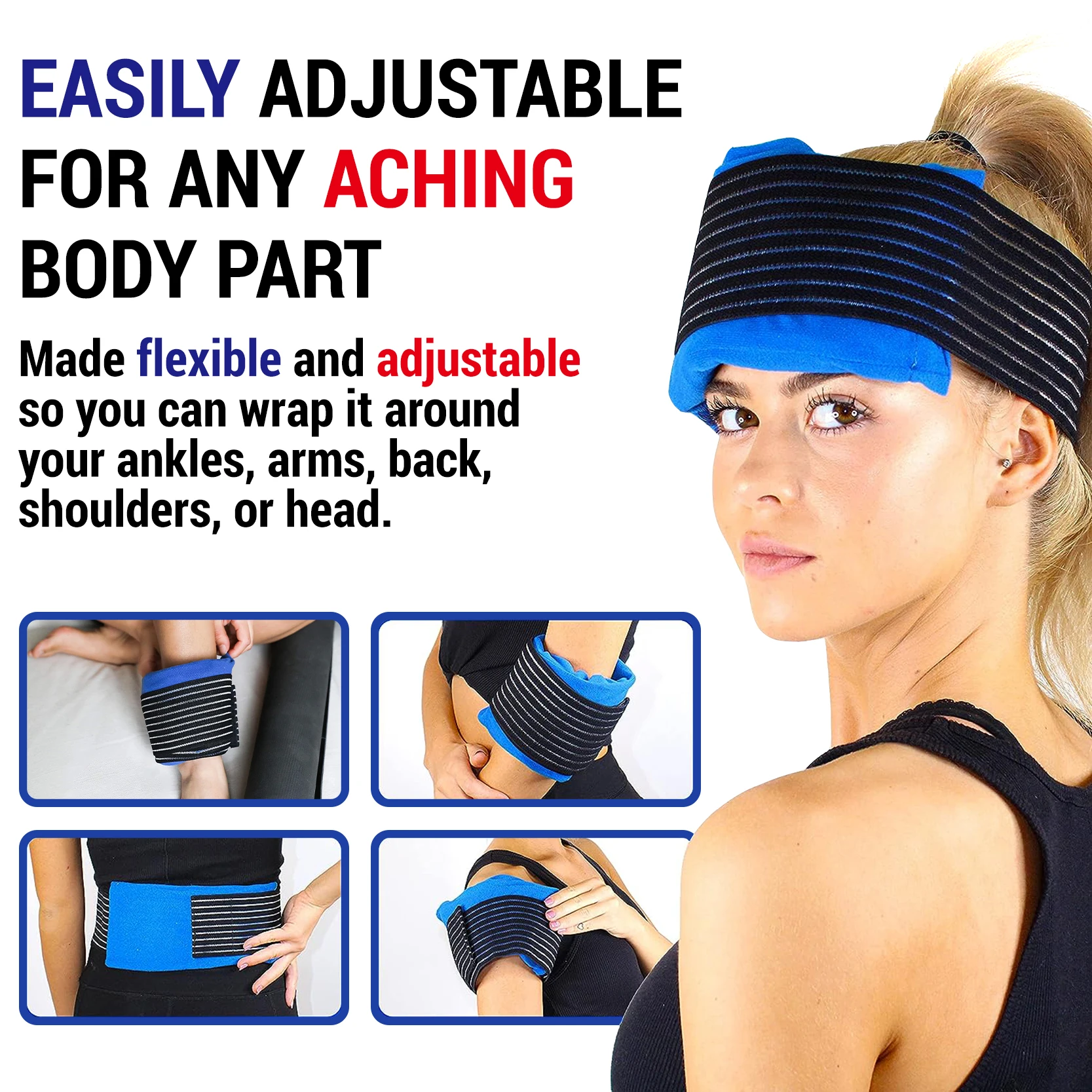 Cold Compress Therapy Hot And Cold Gel Ice Pack For Pain Relief And ...