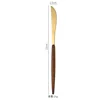 Gold dinner knife