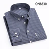 Navy mini grid - long sleeve