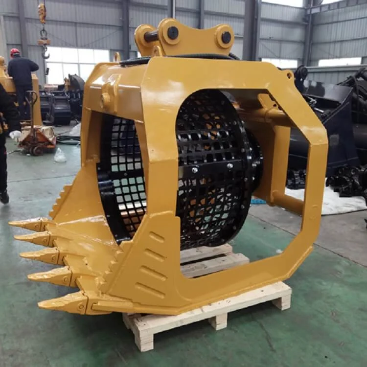 Xcmg Official Excavator Rotating Sieve Bucket Price For Sale Buy Excavator Rotating Sieve