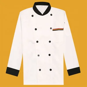 Men's Custom Made Long Sleeve Twill Workwear for Restaurant & Bar Chefs for Back Kitchen or Canteen Use