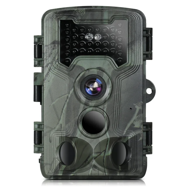 36MP 1080P IP66 Waterproof Motion Activated Infrared Hunting Camera Night Vision Trail and Game Camera with 3 PIR Sensors