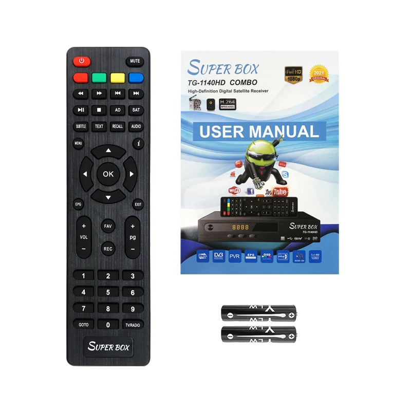 Surpe Box TG-1140HD Decoder Satellite Tv Receiver with All Channels