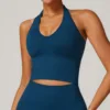 reggiseno appeso al collo blu