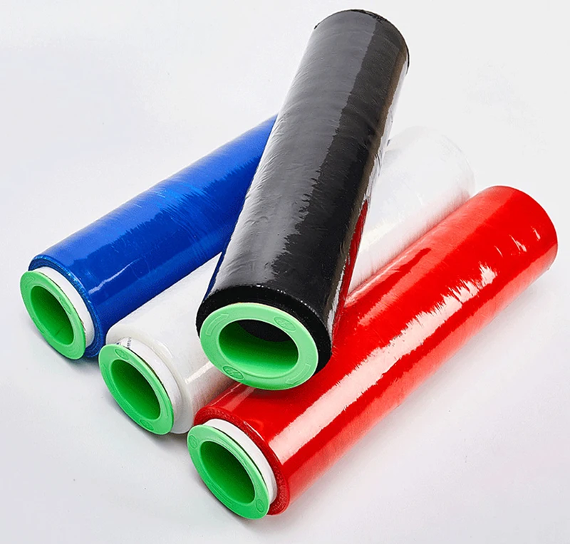 Banding handle pallet wrap mini plastic hand bundling mini stretch film with handle