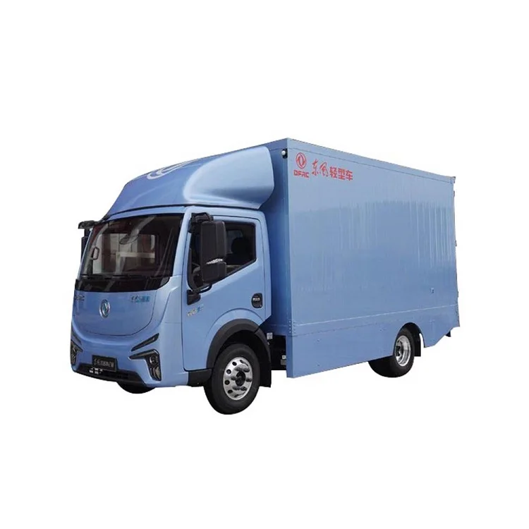 Dongfeng 380km fast charging light 1.5 ton 4x2 electric box cargo van minivans camioneta electrica prices