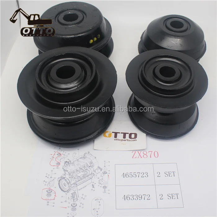 OTTO ZX870 Engine Mount Rubber 4655723 4633972 Cushion| Alibaba.com