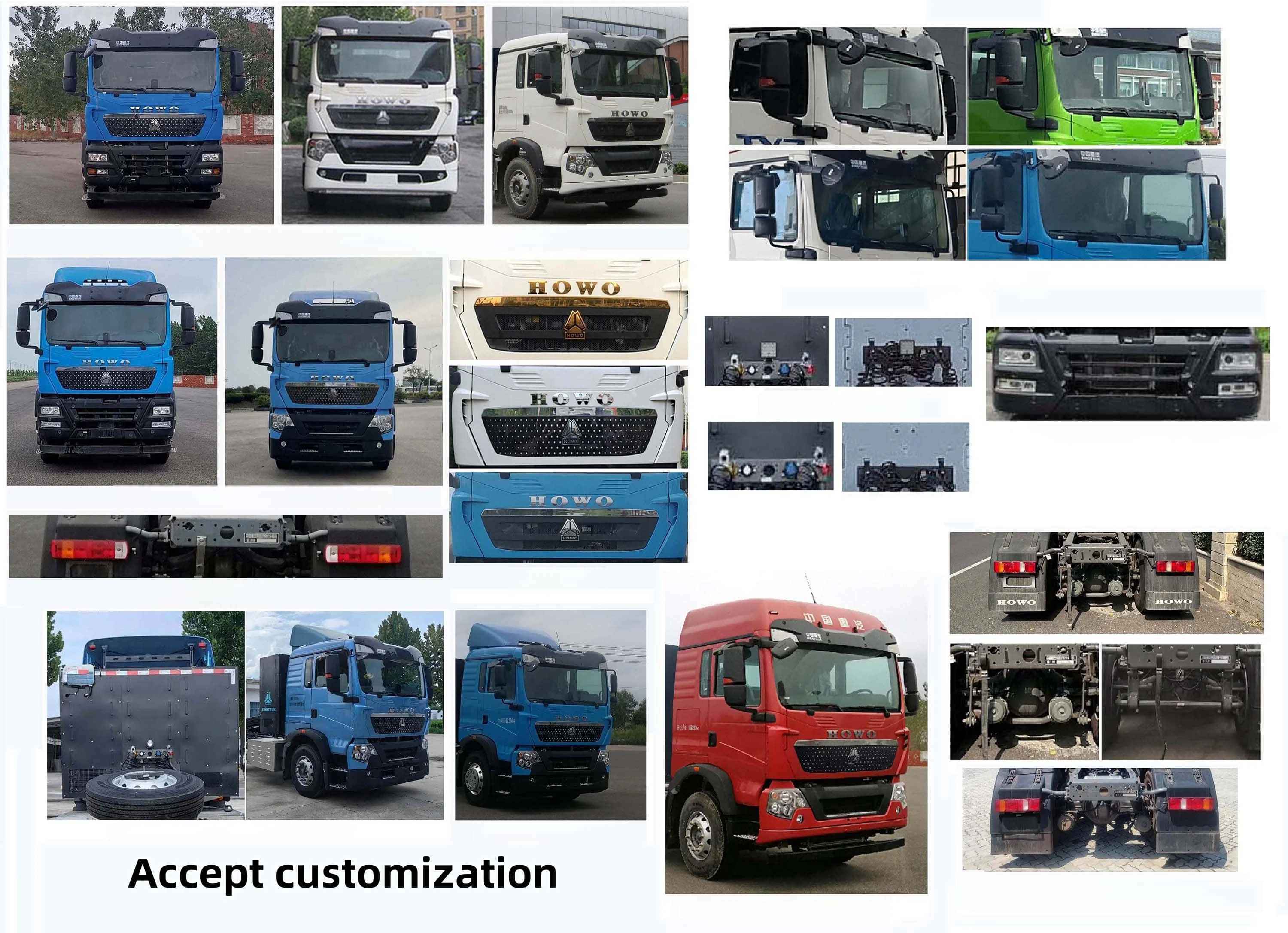 E016 CATL 350kwh Battery 6X4 HOWO EV Tractor Truck New Condition High Quality Low Price Fast Gear Box Automatic Air Suspension