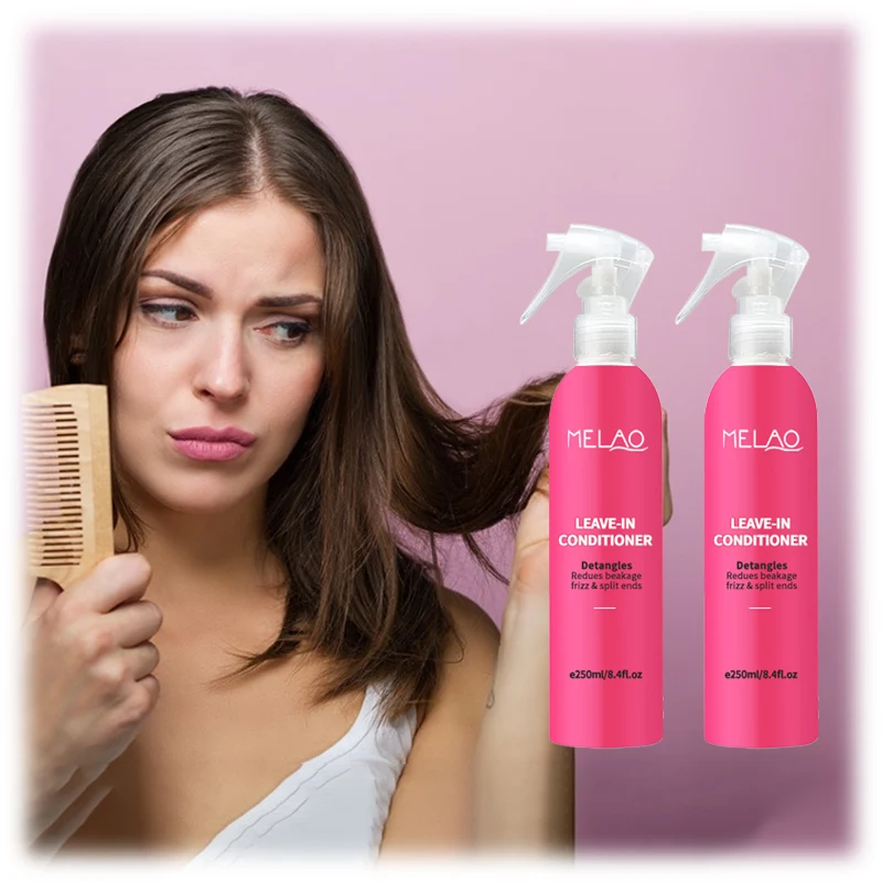 Фирменный натуральный органический спрей для выращивания волос без кондиционирования, для тонких, сухих, поврежденных и вьющихся волос