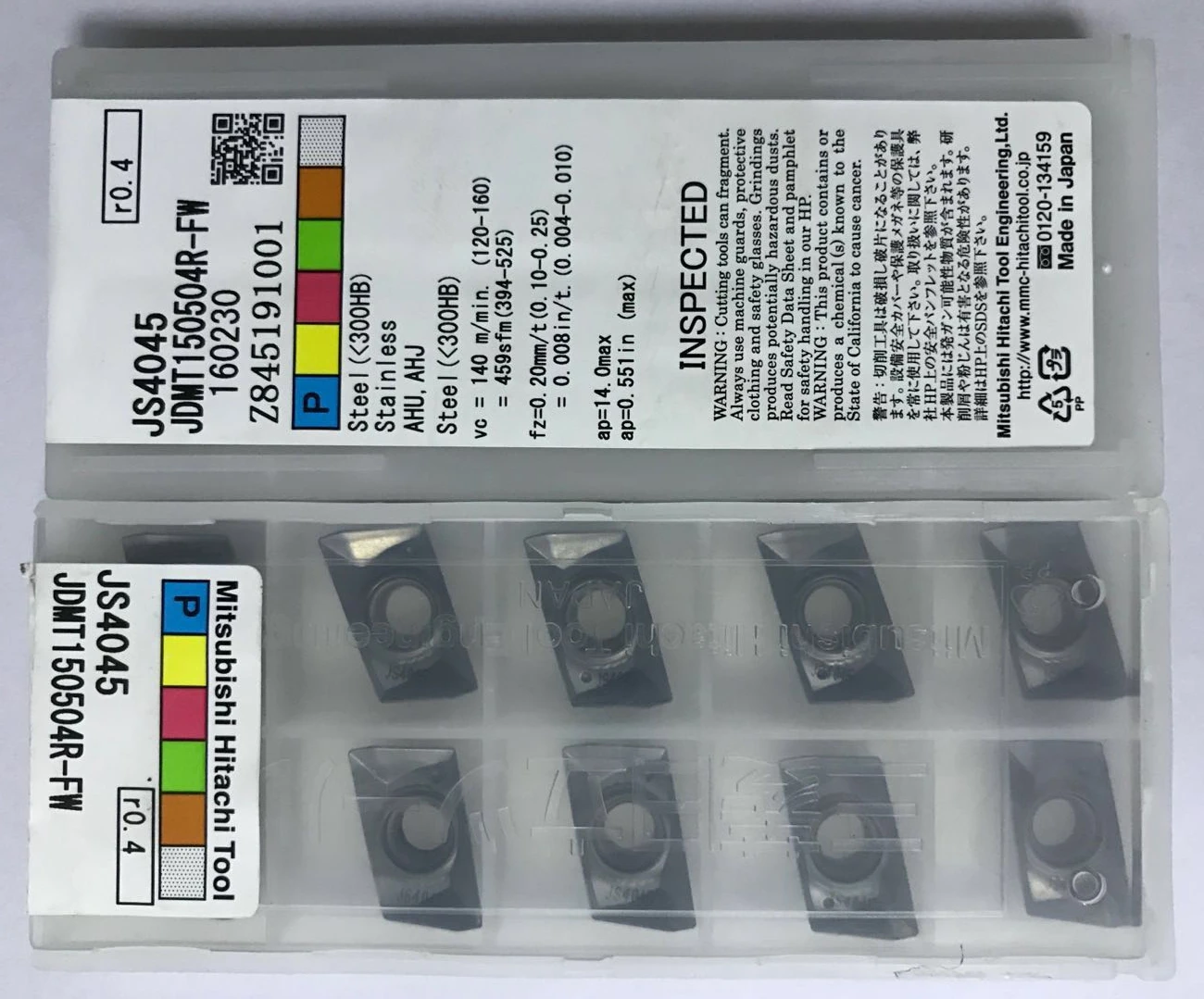 ＭＯＬＤＩＮＯ　カッタ用インサート　ＪＤＭＴ１５０５０８Ｒ−ＴＦＷ　ＪＭ４１６０ ＭＯＬＤＩＮＯ カッタ用インサート ＪＤＭＴ１５０５０８Ｒ−ＴＦＷ